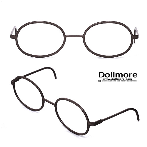 블라이스 Size - Round Steel Lensless Frames Glasses (Black)