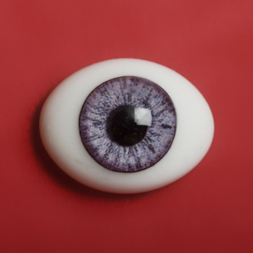 [14mm] Classic PB Flat Oval Glass Eyes (CA-07)