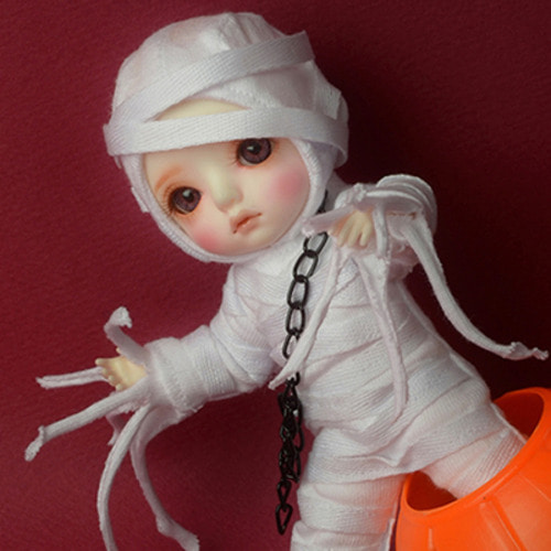 [Bebe Doll.휴쥬베이비] Trick Or Treat Costume (White)