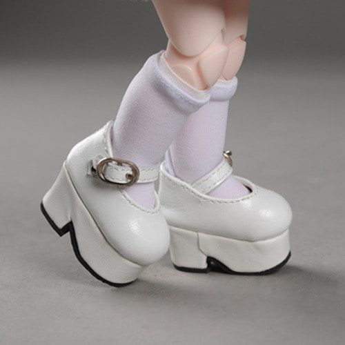 [45mm] USD.Dear Doll Size - Platform Basic Girl Shoes (White)