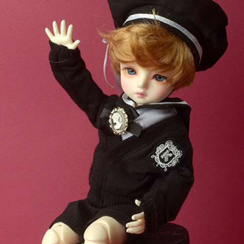 [USD] Dear Doll Size - Cardigan + Sailor Fashion For Boyl (Black)