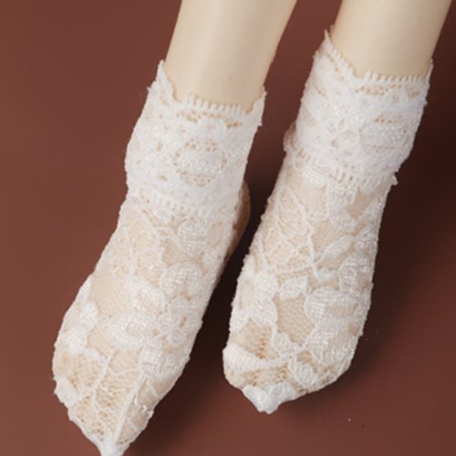 [MSD] ARF Lace Socks (White)