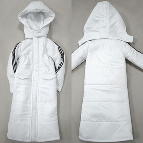 [MSD] Schick Long Padded Jacket (White)