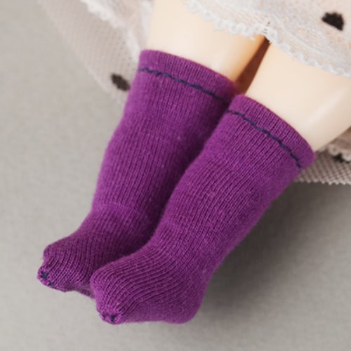 [Bebe Doll.휴쥬베이비] Bebe Doll Size - AWC Socks (Purple)