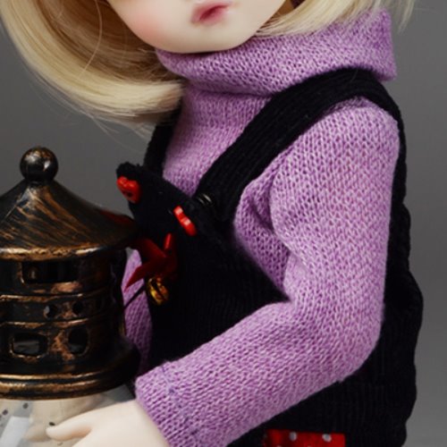 [USD] Dear Doll Size - HAM Turtleneck Knitwear (Violet)