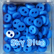[5mm] 칼라돼지코단추 (Sky Blue/10개set) 