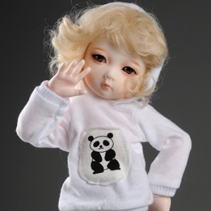 [USD] Dear Doll Size - Moi Bear Hood T (White)