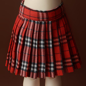 [USD] Byshu Pleated Skirt (Red)