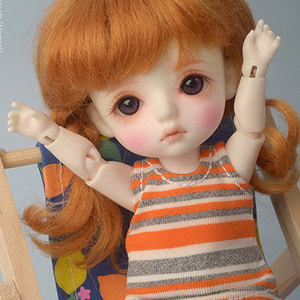 [Bebe Doll.휴쥬베이비] Tonia Sleeveless T Shirt (Orange)