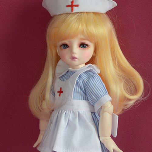 [USD] Dear Doll Size - Surgeon Nurse Dress Set (Sky)