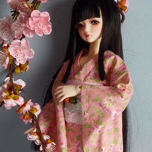 [MSD] Goyeon Kimono Set (O.Pink)