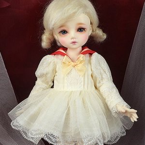 [USD] Dear Doll Size - Serasera Dress Set (Red+Cream)