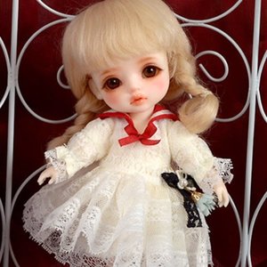 [Bebe Doll.휴쥬베이비] - Serasera Dress Set (Red+Cream)