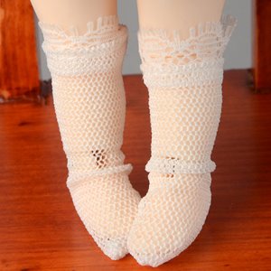 [Bebe Doll.휴쥬베이비] Bebe Doll Size - Aju Socks (Ivory)