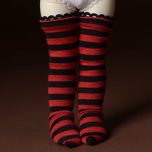 [USD] Dear Doll Size - Meme Band Stocking (Stra Red)