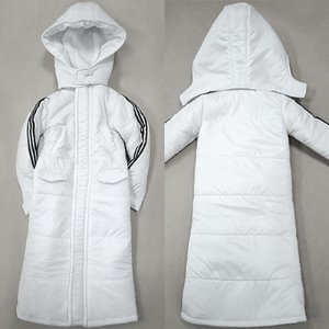 [MSD] Schick Long Padded Jacket (White)