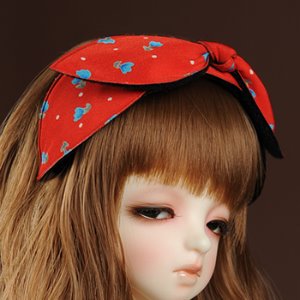 MSD &amp; SD - RDW Hairband (130 - Tulip Red)