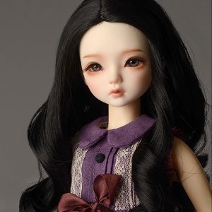 (7-8) Oenna Long Wig (Black)
