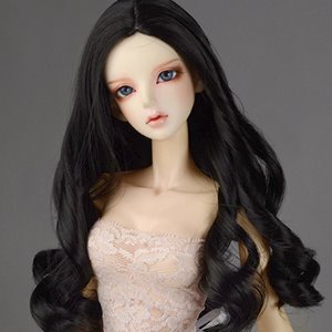 (8-9) Oenna Long Wig (Black)