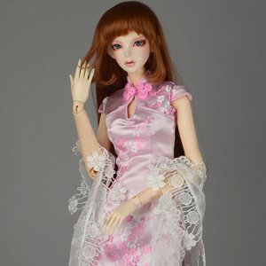 [Model F Size] PRC Qipao Dress (Pink)