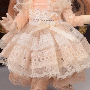 (선주문) Dear Doll Size - USD-D003 Deco Skirt (Beige)