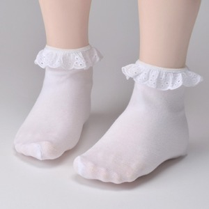 [Lusion Size] Race CK Socks (White)