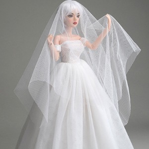 12&quot; Size - Lux Dress Set (White)