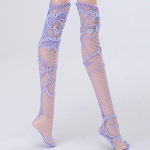 12&quot; Size - TX Lace Knee Socks (Violet)