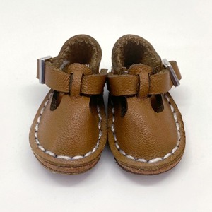 [37mm]  12&quot; Stitch Shoes (Brown)