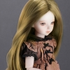 *(7) Parting Long Straight wig (Brown)
