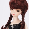 [7-8&quot;] Ann Hair Style Wig (Wine)