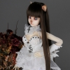 [7-8/Catish Doll Reaa] Long Laea Straight Wig (Brown)