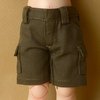 [USD] Dear Doll Size - Gentle Cargo Short Pants (Khaki)