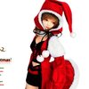 [SD] SD F - Christmas Party Dress Set (Red)