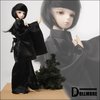 [MSD] Night Single Layer Kimono (Black)