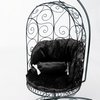 1/4 Scale Bird Cage Style Iron Chair (Black/Black)