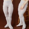 [Illua Doll size] Span·dex Panty Stockings (White)