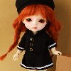 [Bebe Doll.휴쥬베이비] Bebe Doll Size - Sailor Overall(Black)