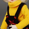 [USD] Dear Doll Size - HAM Turtleneck Knitwear (Yellow)