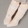 [Bebe Doll.휴쥬베이비] Bebe Doll Size - AW Race Socks (White)