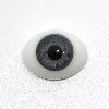 [14mm] Glass Eyes (Oval / Real type Light Gray)