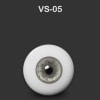 [6.8.10.12.14.16.20mm] Contemporary Style Half-Round Acrylic Eyes (VS-05)