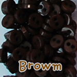 [5mm] 칼라돼지코단추 (Brown/10개set)