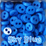 [5mm] 칼라돼지코단추 (Sky Blue/10개set) 