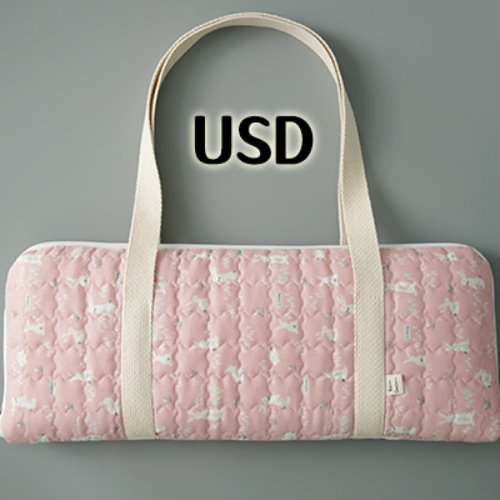 [USD] 설화묘 스폰지 가방 (핑크)