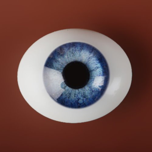 [22mm] Classic Flat Back Oval Glass Eyes (CC-01)
