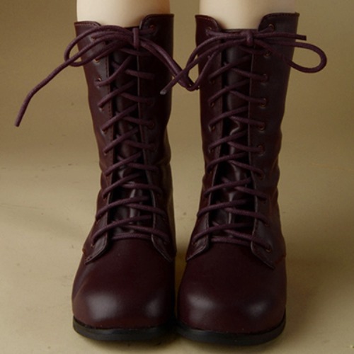 [132mm] Trinity &amp; Lusion Doll Shoes - Basic SL Boots (D.Brown)