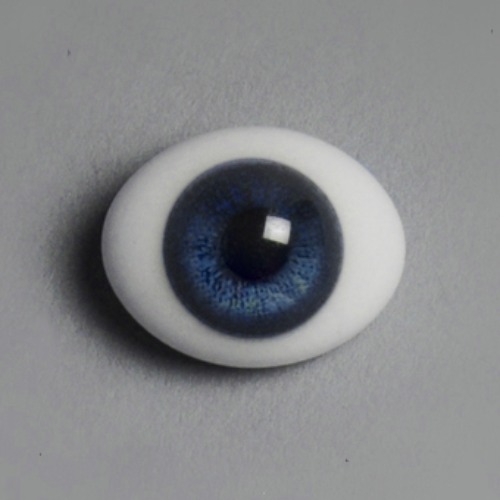 [12mm] Classic Flat Back Oval Glass Eyes (CD02)