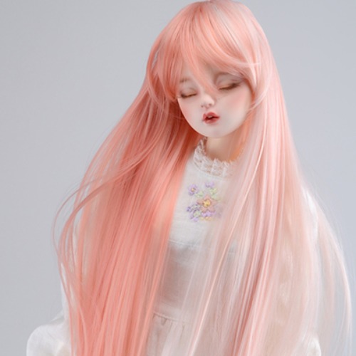 (선주문) [8-9&quot;] Long Sera Straight Wig (Pink)