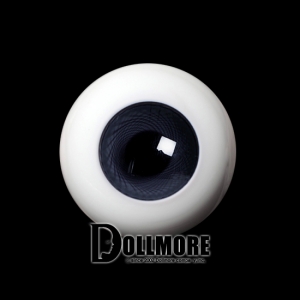 26mm -PP Solid Half Round Low Dome Glass Eyes (Ash 19)